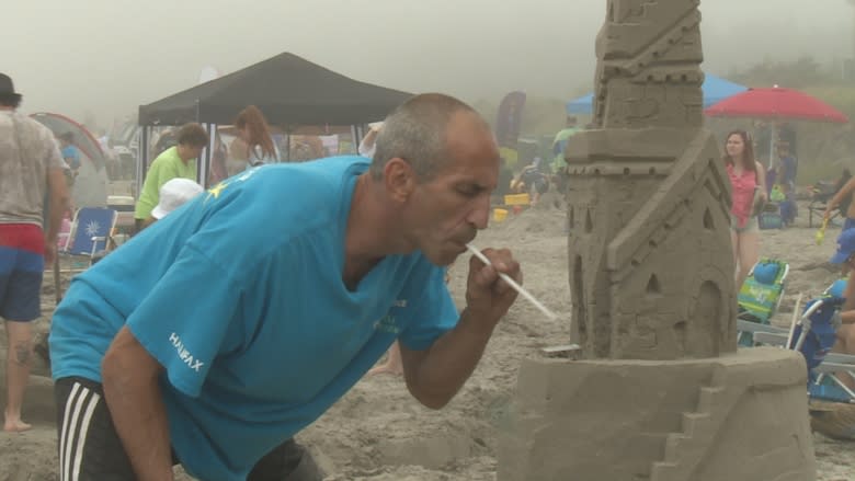 This man has been building competitive sandcastles for nearly 30 years