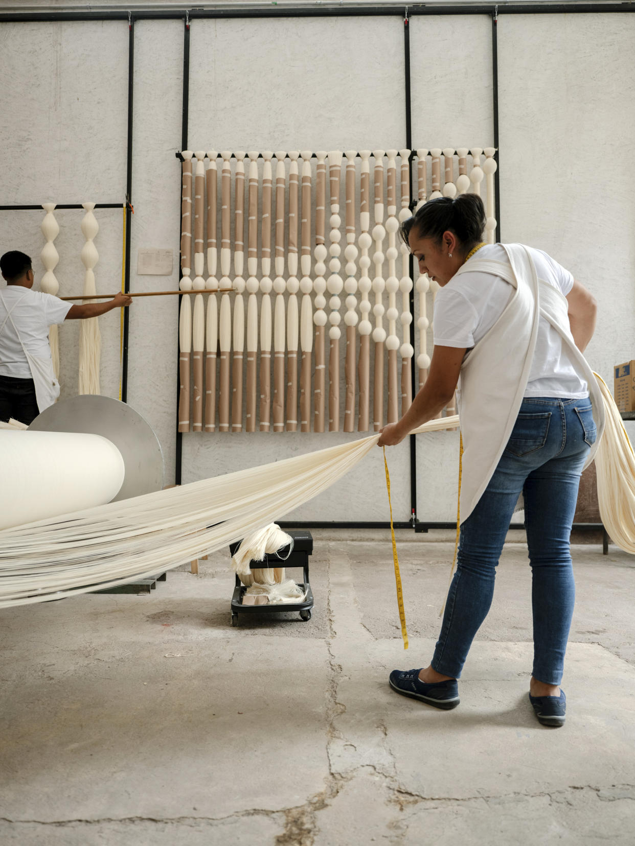 Ana Holschneider, de 39 años, fundadora y diseñadora ejecutiva de Caralarga, en Querétaro, México, el 2 de agosto de 2022. (Jackie Russo/The New York Times)