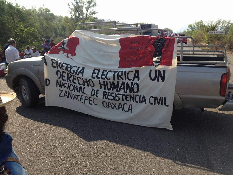 Una de las varias protestas que se han realizado en el Istmo por el tema de la energía eléctrica. Foto: APIIDTT