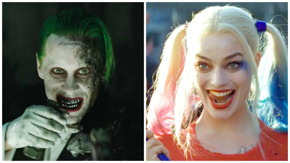 A new image was just released that shows the DARKER side of “Suicide Squad’s” Harley Quinn and the Joker