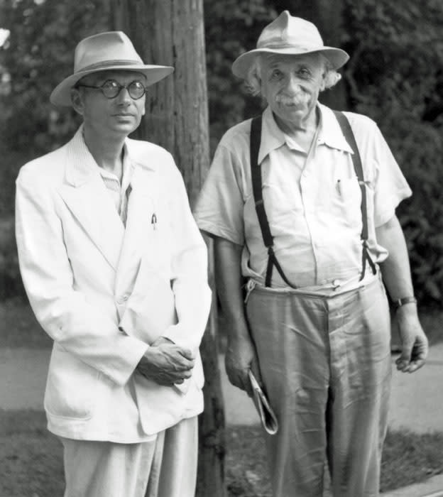 Kurt Gödel y Albert Einstein