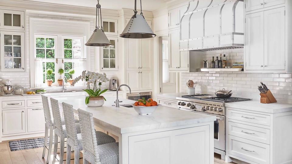 white kitchen phoebe howard palm beach veranda