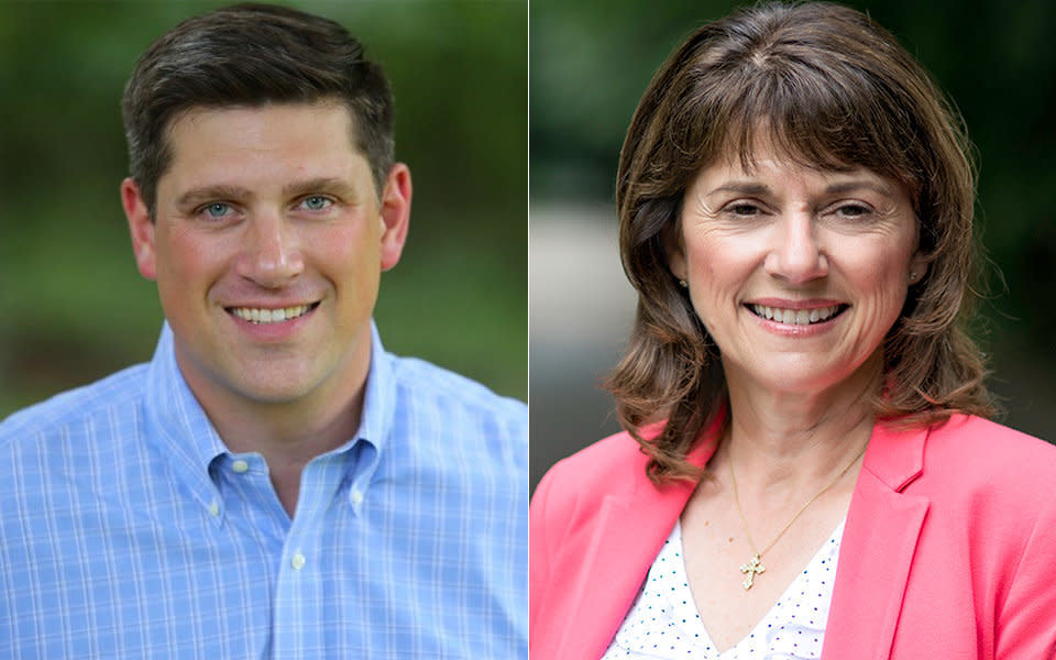 State Sen. Leah Vukmir, right, defeated businessman and veteran Kevin Nicholson in Tuesday night's primary.&nbsp; (Photo: Campaign Handouts)