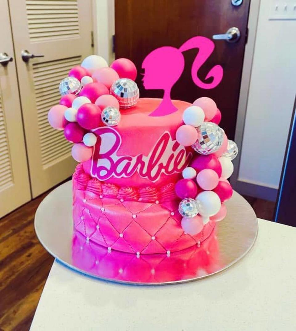 Have a birthday Barbie in your life? Cakes by Callie in Wichita is making these pink creations.