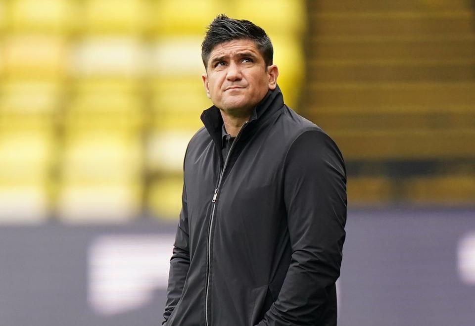 Xisco Munoz was sacked by Watford earlier in October (Tess Derry/PA) (PA Wire)