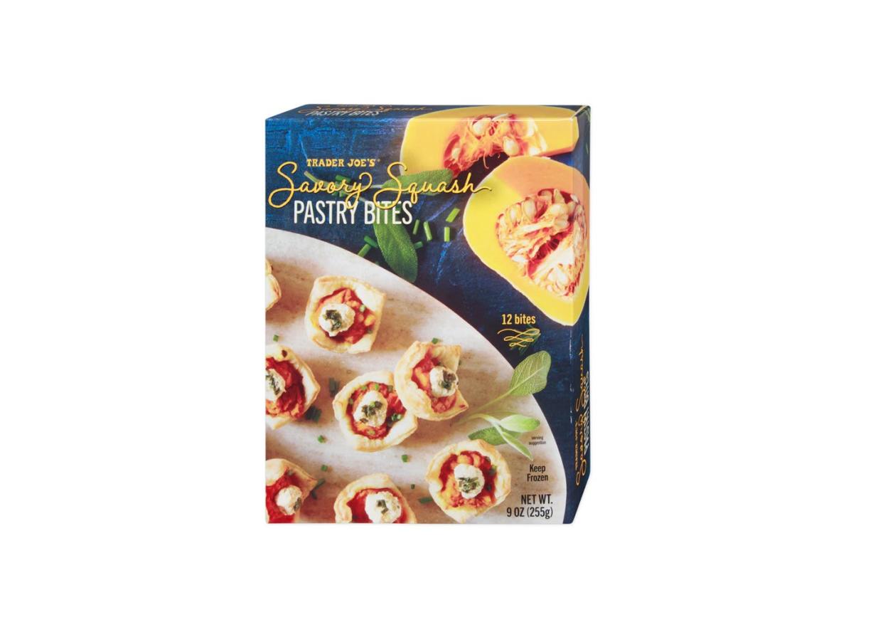 trader joes new fall products 2024 savory squash pastry bites