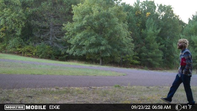 An image of Seth Genereau was captured early morning on Sept. 23 near Washburn, Wis.