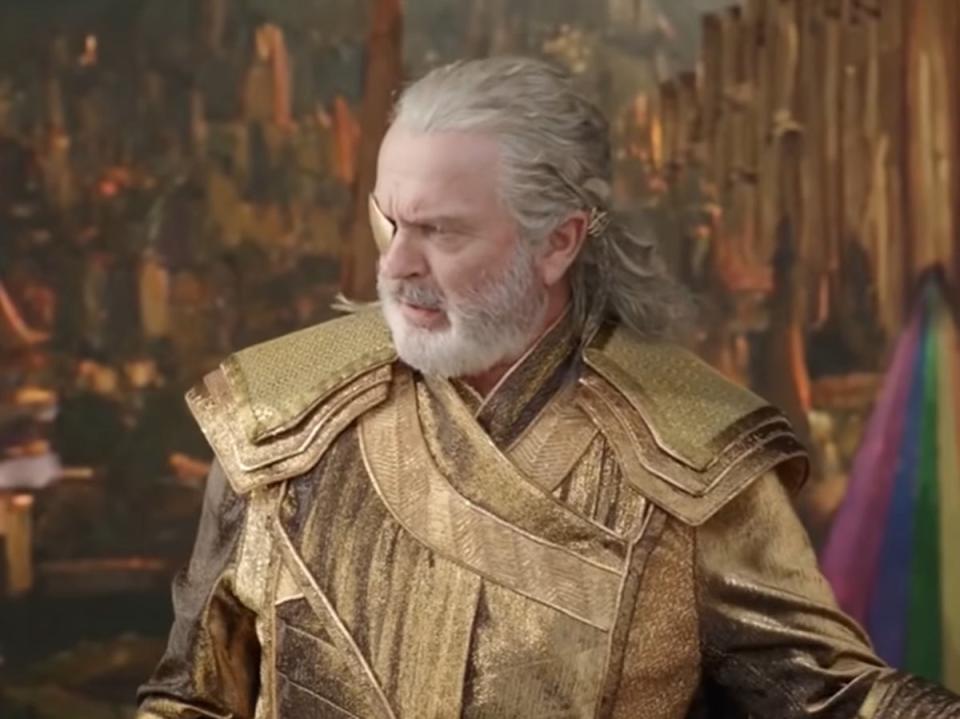 Sam Neill in ‘Thor: Ragnarok' (Marvel Studios)