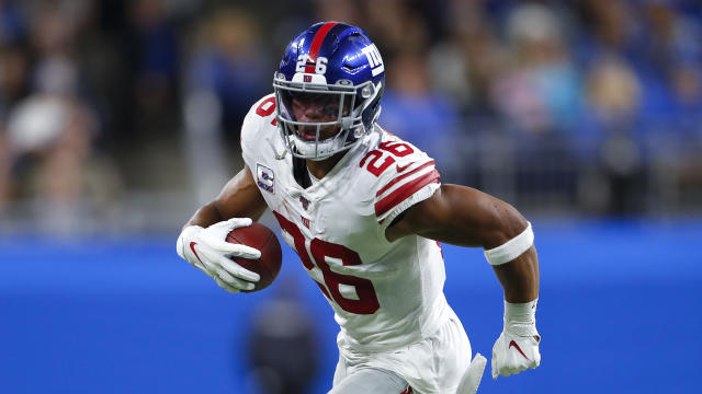 New York Giants' Saquon Barkley says dad will wear rival Jets