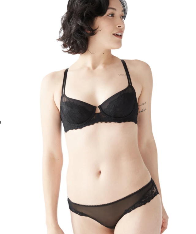 Panache Alexandra Balcony Bra and Matching Briefs Knickers