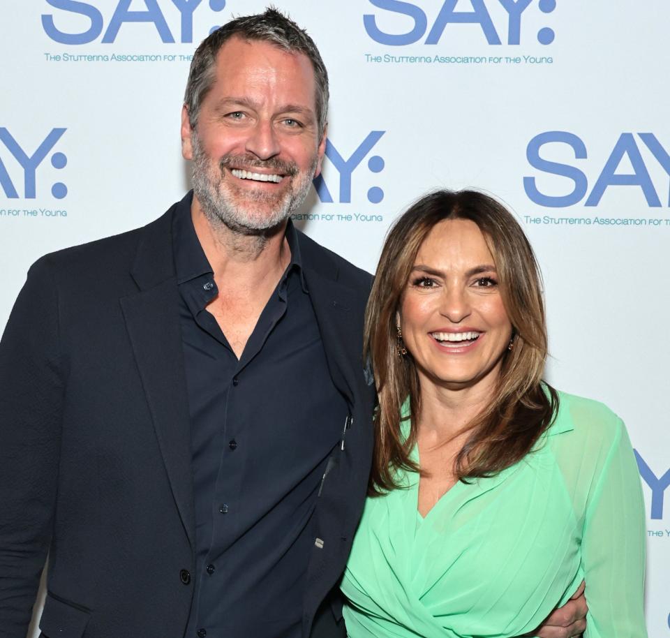 Mariska Hargitay and Peter Hermann