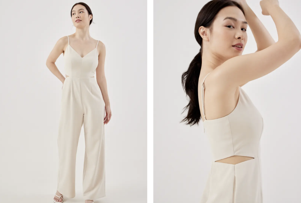 Anissa Padded Cut-Out Jumpsuit. PHOTO: Love, Bonito