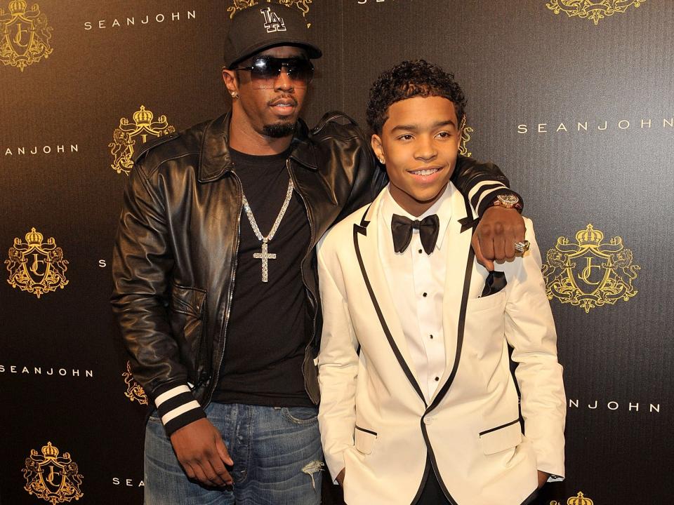 Sean "Diddy" Combs and his son, Justin