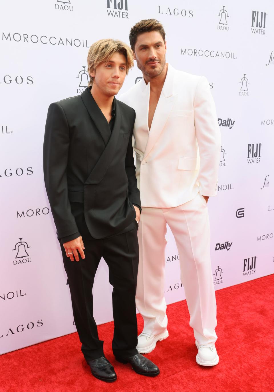 Lukas Gage and Chris Appleton attend Daily Front Row's 7th annual Fashion Los Angeles Awards