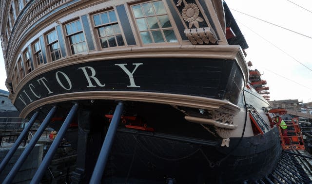 HMS Victory (Andrew Matthews/PA)