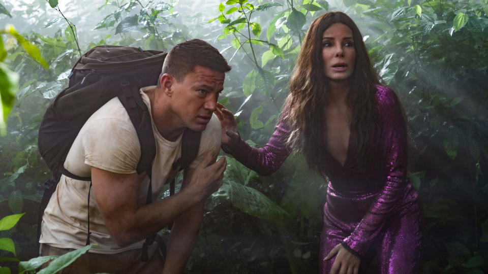 Channing Tatum stars alongside Sandra Bullock in “The Lost City.” (Paramount)