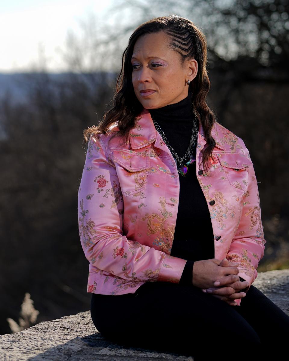 Laketa Cole, a former Cincinnati City councilwoman, at Eden Park in Cincinnati.