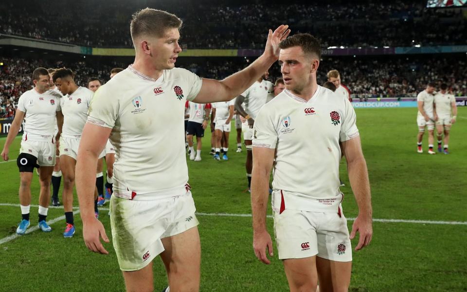 Owen Farrell and George Ford