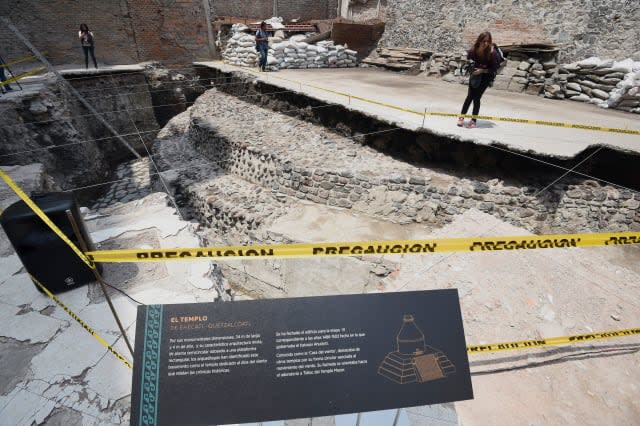Ancient Aztec temple discovered in Mexico City