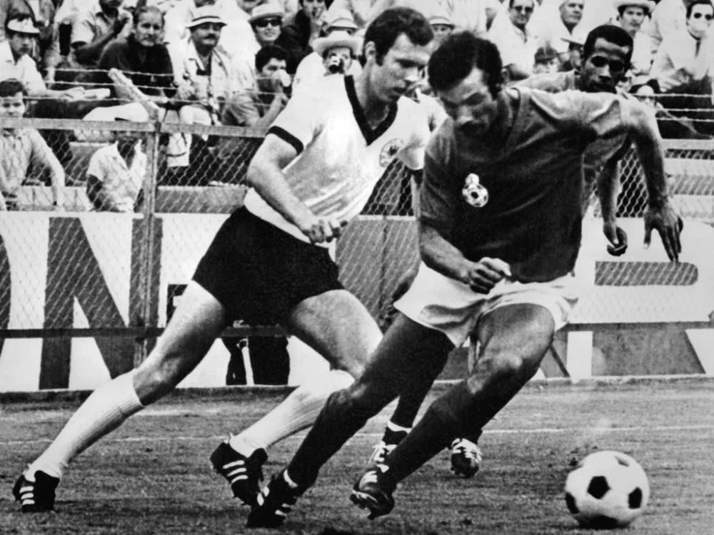 Franz Beckenbauer traf 1966 doppelt gegen die Schweiz (STAFF)