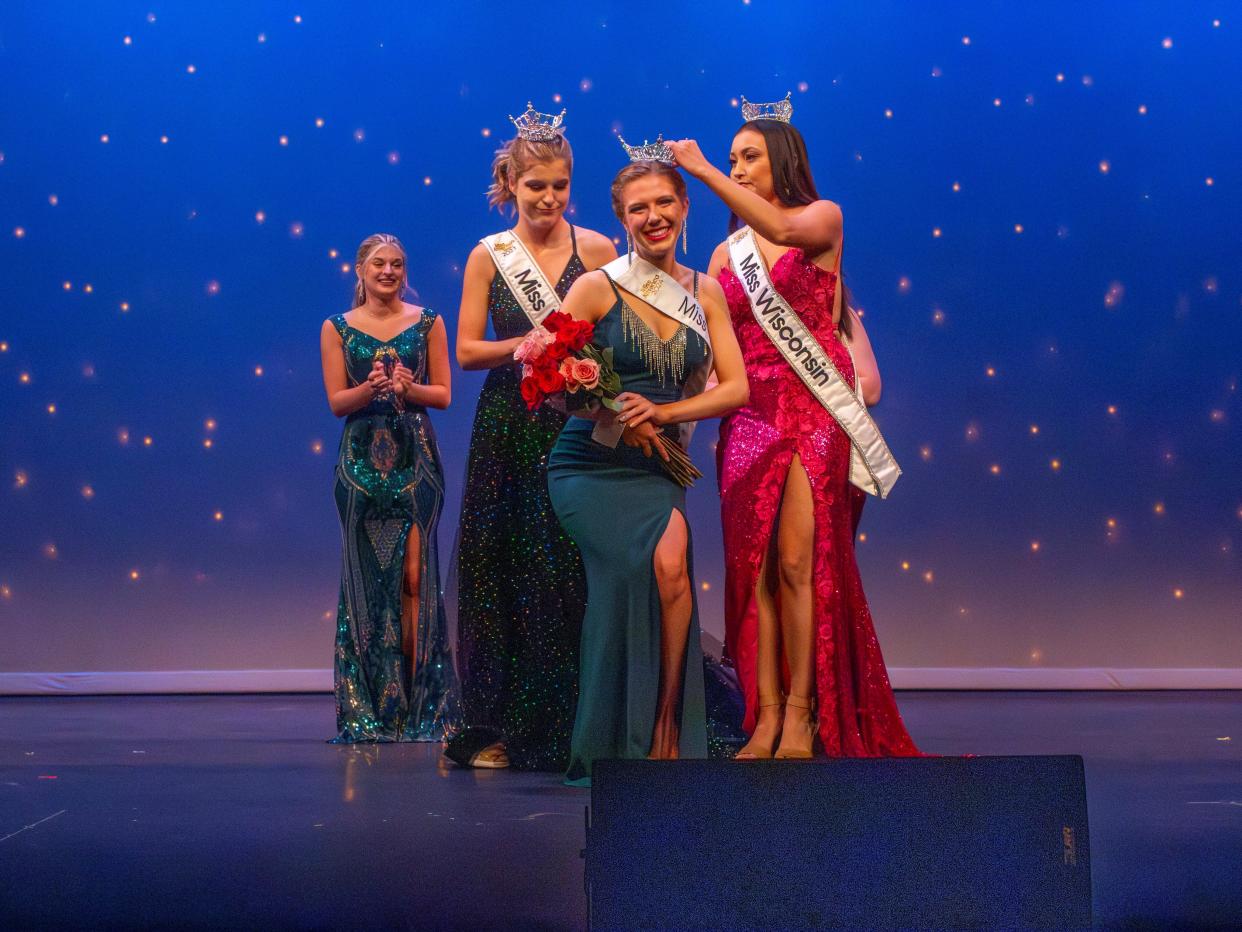 Lauren Hjelsand was crowned Miss Wausau Area 2024 on Nov. 11 at the UW Center for Civic Engagement.