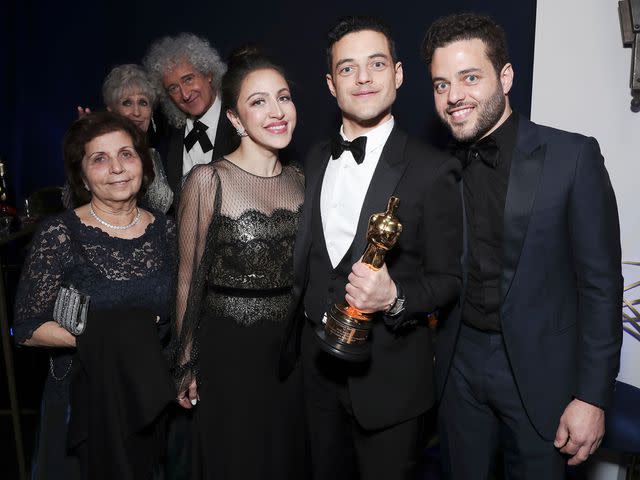 <p>Todd Williamson/JanuaryImages/Shutterstock </p> Nelly Malek, Jasmine Malek, Rami Malek and Sami Malek at the 91st Annual Academy Awards FOX After Party
