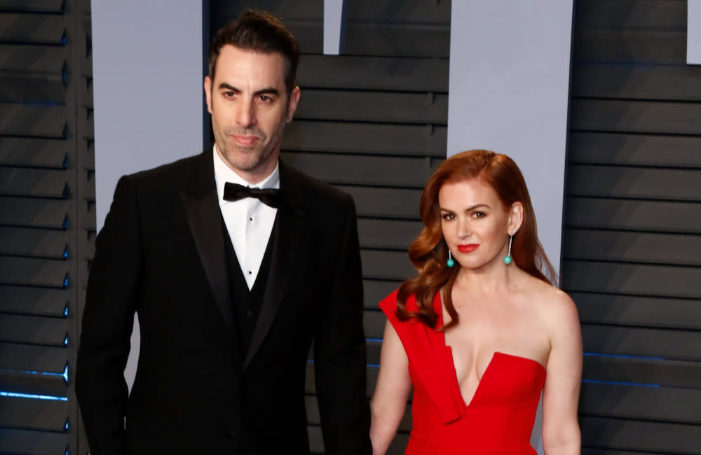 Sacha Baron Cohen und Isla Fisher credit:Bang Showbiz