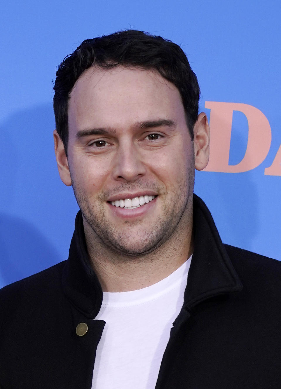 FILE - Executive producer Scooter Braun poses at the season two premiere of the FXX series "Dave" on June 10, 2021, in Los Angeles. Braun, one of the most recognizable names in the music business known for representing artists like Justin Bieber and Ariana Grande, will no longer work as a music manager. (AP Photo/Chris Pizzello, File)