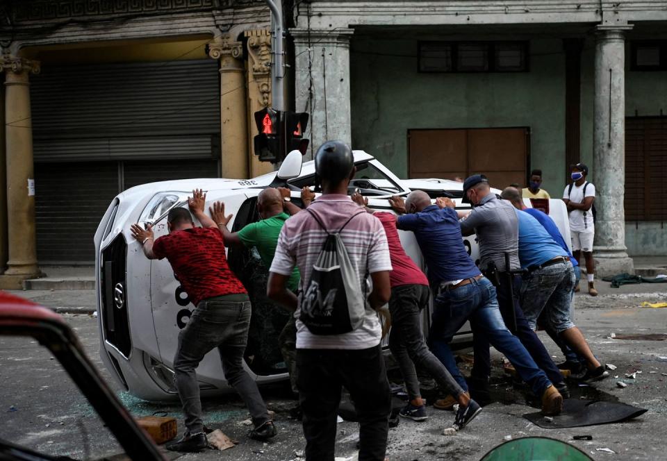 Photos From Inside Cuba Show the Intensity of Protests in Havana and Beyond