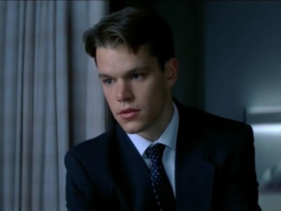 Matt Damon in "The Rainmaker" (1997).