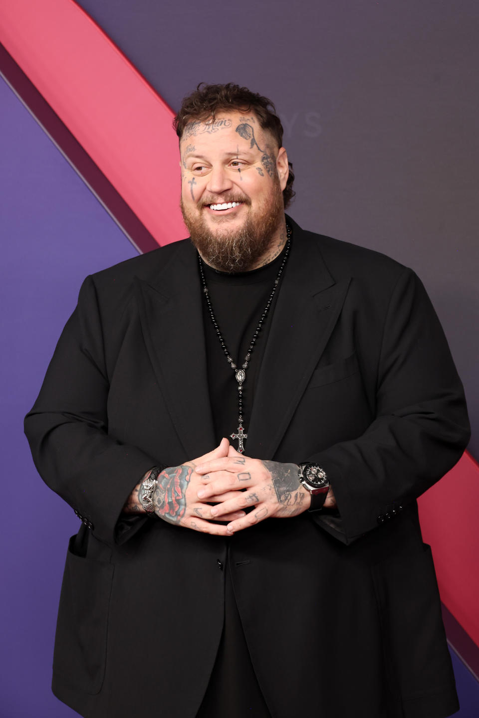 LOS ANGELES, CALIFORNIA - SEPTEMBER 15: Jelly Roll attends the 76th Primetime Emmy Awards at Peacock Theater on September 15, 2024 in Los Angeles, California. (Photo by Amy Sussman/Getty Images)