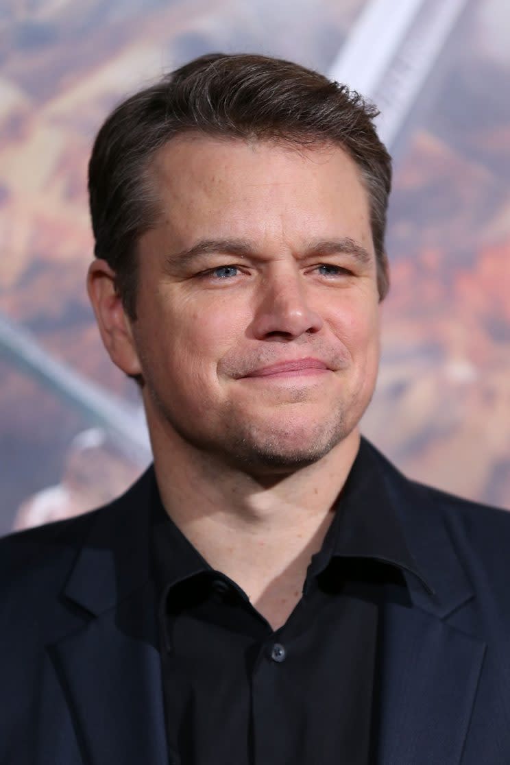 Matt Damon (Photo: Getty Images)