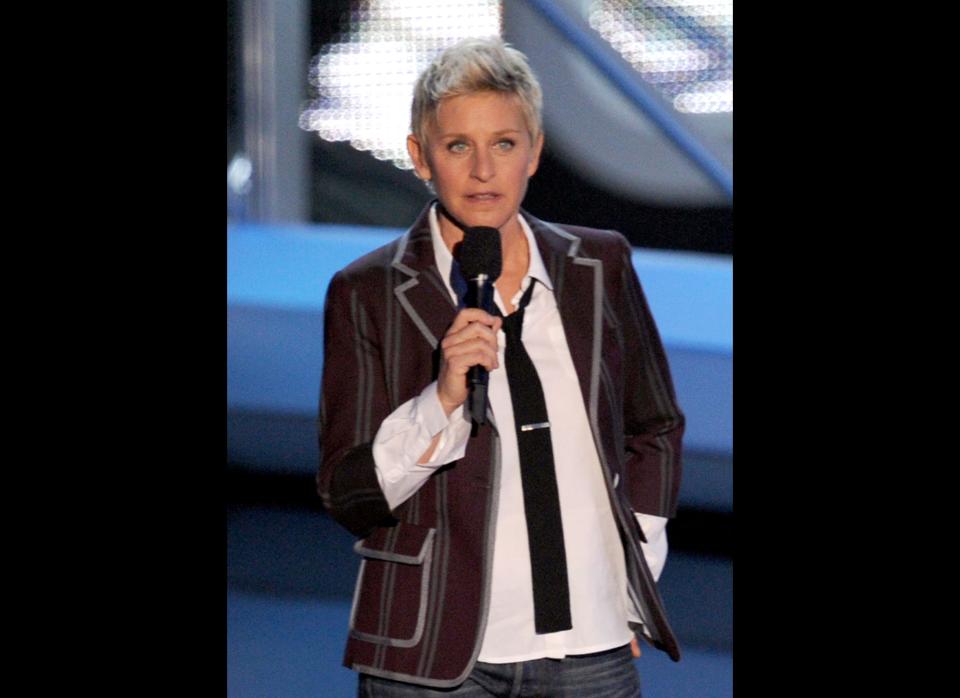 Not only does Ellen's enviable career include a successful sitcom, a beloved talk show, an Oscar hosting gig and not to mention countless masterful stand-up specials, but she also gets to go home to Portia de Rossi. Best life ever.