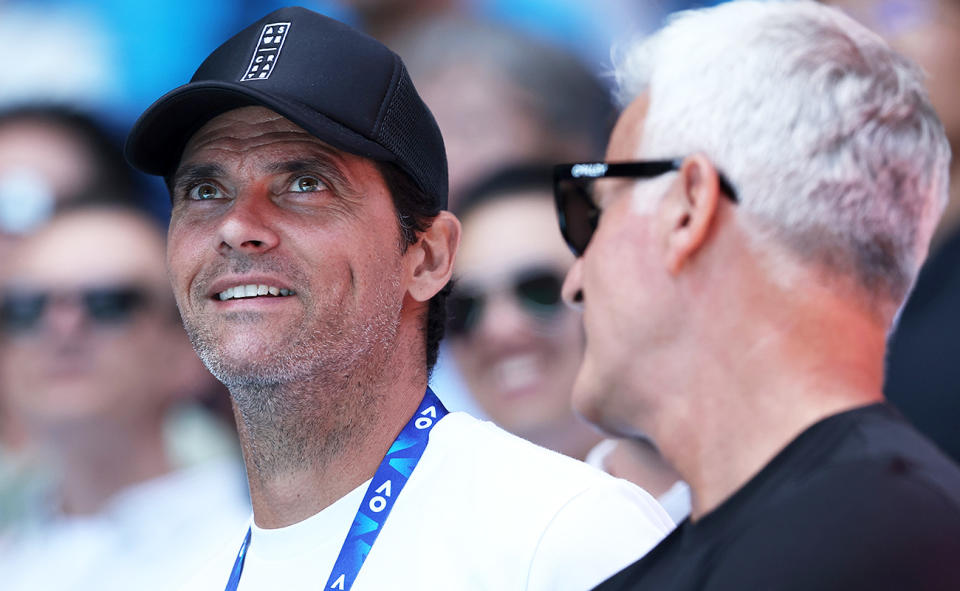 Mark Philippoussis at the Australian Open.