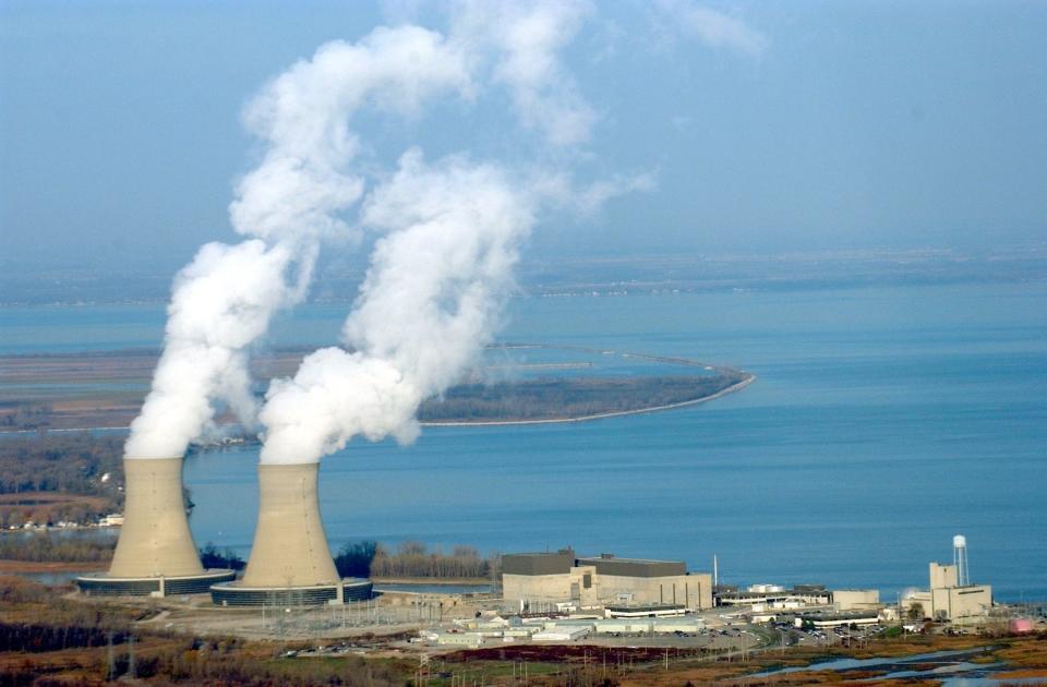 DTE Energy's Fermi 2 Nuclear Power Plant in Newport is pictured.