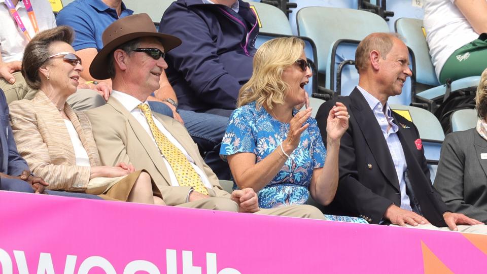 Princess Anne, Timothy Laurence, Duchess Sophie and Prince Edward