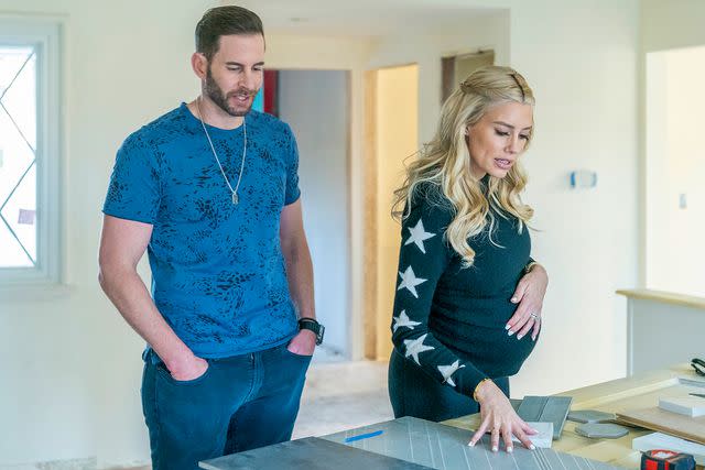 <p>Courtesy HGTV</p> Heather Rae and Tarek El Moussa on 'The Flipping El Moussas' season 1