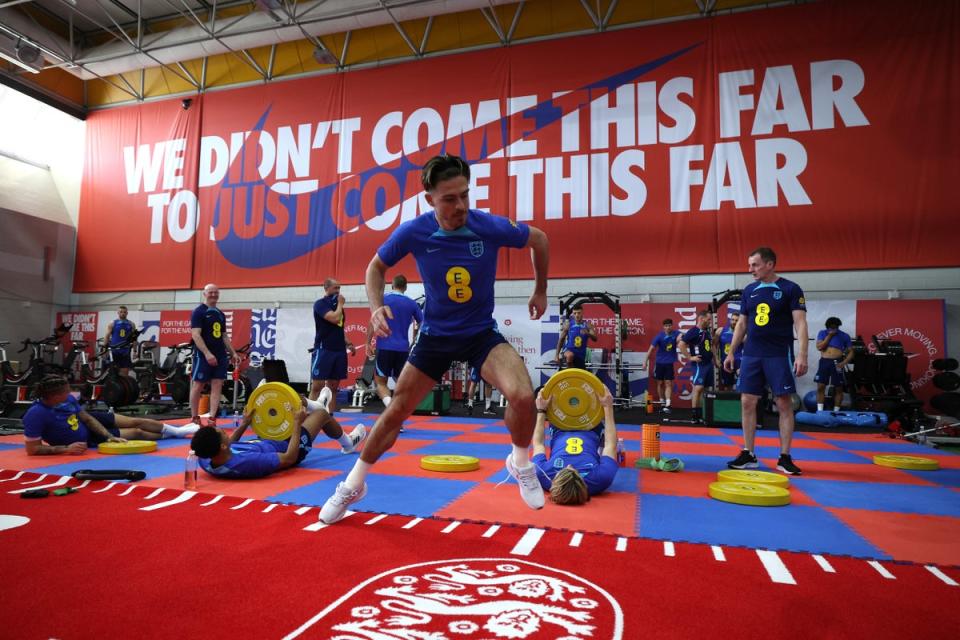 England World Cup 2022 Training Session: (The FA via Getty Images)