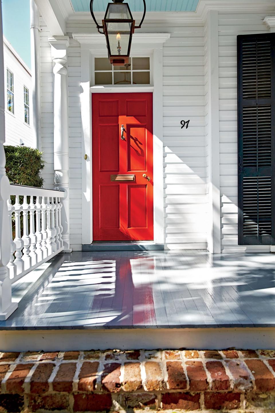 Traditional Red Door