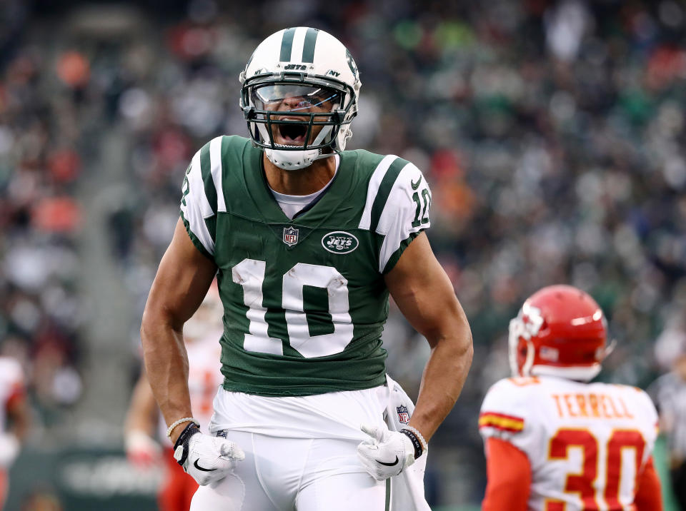 The New York Jets will pick third in the NFL draft after trading with the Indianapolis Colts.