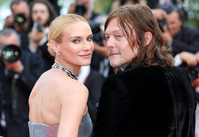 Diane Kruger Celebrates Six Years with Walking Dead 's Norman