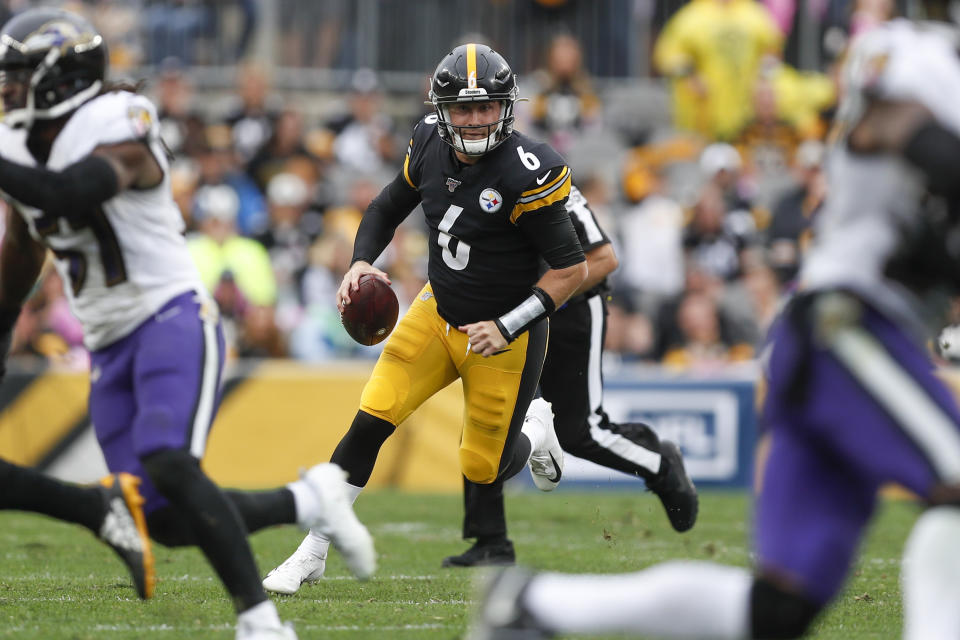 Pittsburgh Steelers backup quarterback Devlin Hodges is expected to start this Sunday against the Chargers. (AP)