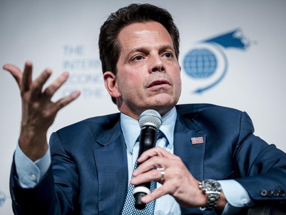 Former White House Press Secretary Anthony Scaramucci: Rex Features