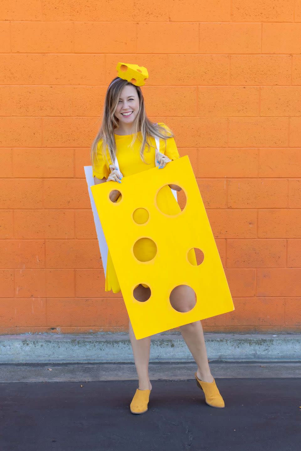 DIY Easy Cheese Costume