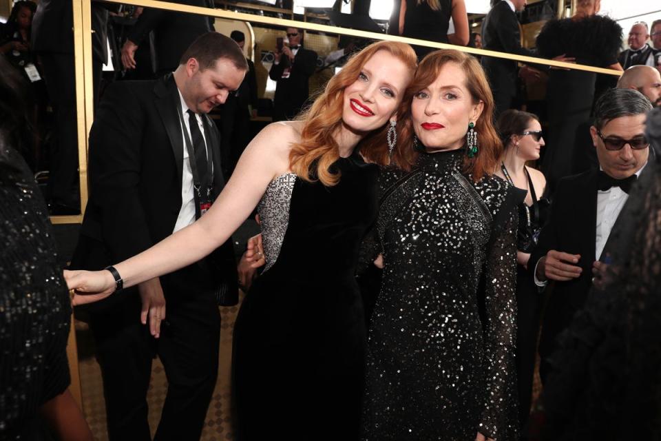 Jessica Chastain and Isabelle Huppert