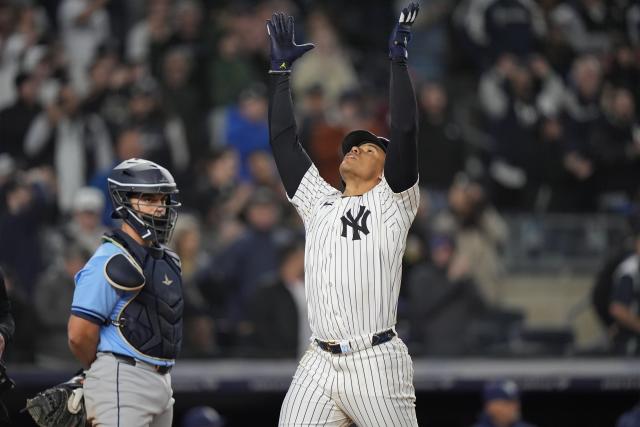 Caballero's tiebreaking double in the 10th lifts Rays past Yankees 2-0