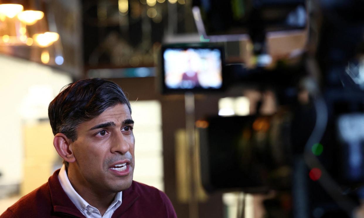 <span>Rishi Sunak now has space to try and get on the front foot before the general election.</span><span>Photograph: Henry Nicholls/Reuters</span>