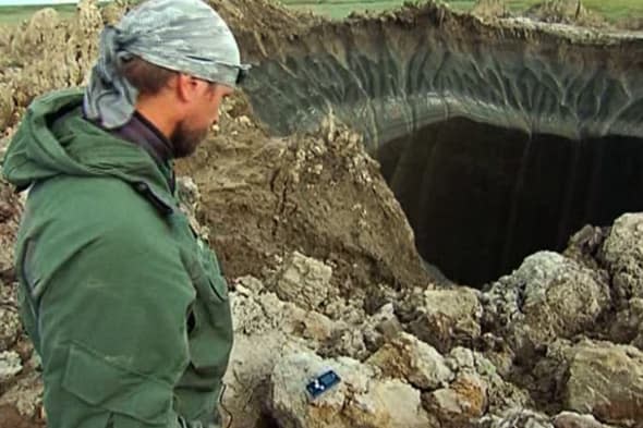 Russia Siberia Crater