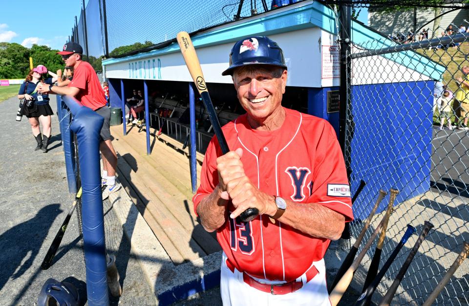 Yarmouth-Dennis Red Sox field manager Scott Pickler, seen here before the team's game with Brewster, will be part of a team meet and greet at Ryan's Entertainment Center.