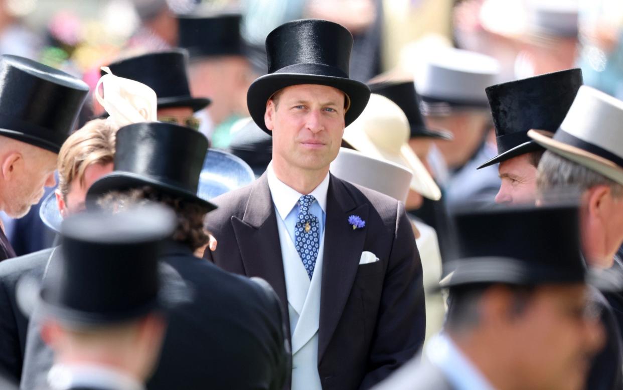 Prince William accompanied Queen Camilla during the Royal Procession